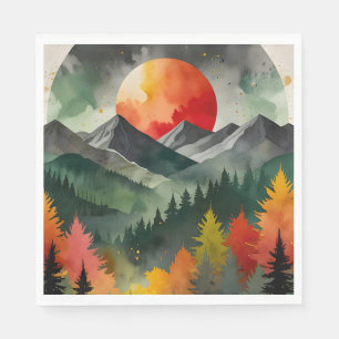 Eclipse Over the Wild Napkin