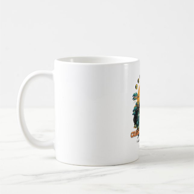 Eclipse Phases Total Solar Eclipse Crawfordsville  Coffee Mug (Left)