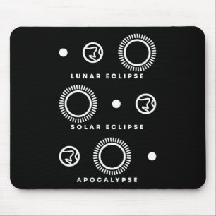 Eclipse Solar Eclipse Apocalypse Mouse Pad
