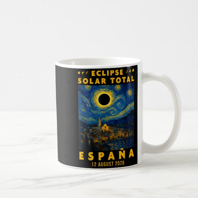 Eclipse Solar Total España 2026  Coffee Mug (Right)