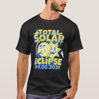 Eclipse Solar Totality 2024 Souvenir Retro April 8 T-Shirt