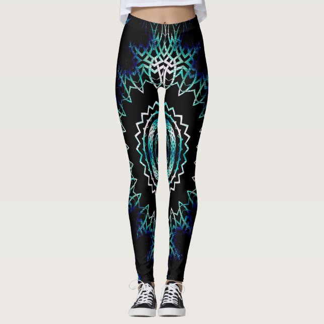 Eclipse Soundwave Cross Leggings (Front)