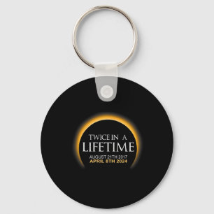 Eclipse Twice In Lifetime 2024 Solar Eclipse Key Ring