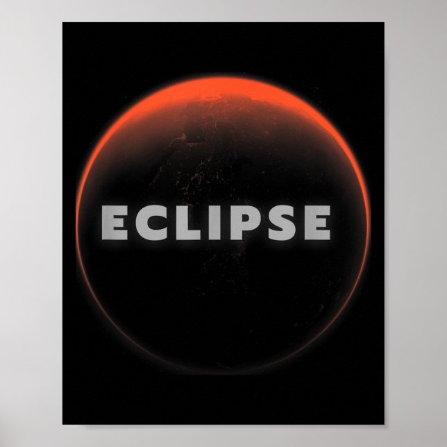 Eclipse Universal Total Lunar Solar Eclipse Total  Poster (Front)