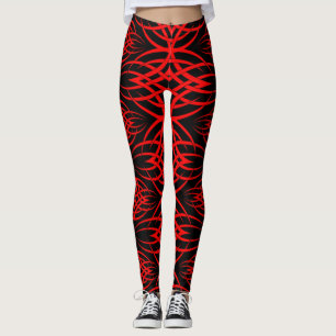 Eclipse Wallpaper ( Red ) Leggings