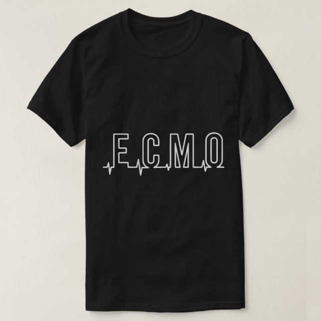 ECMO Nurse Specialist Technician Squad ICU e diac  T-Shirt (Design Front)