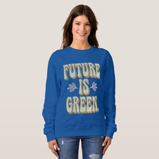 Eco-Activist Minimalism Sweatshirt (Front Full)