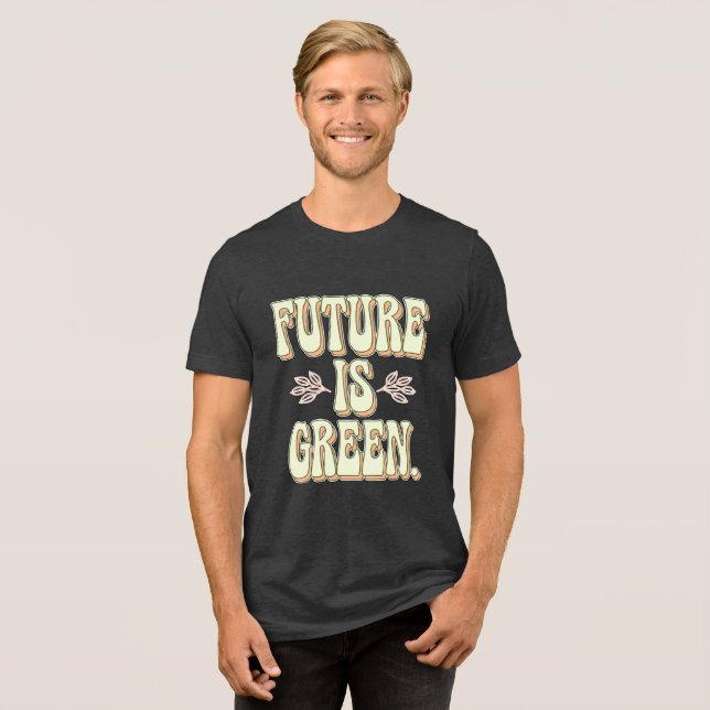 Eco-Activist Minimalism Tri-Blend Shirt (Front Full)