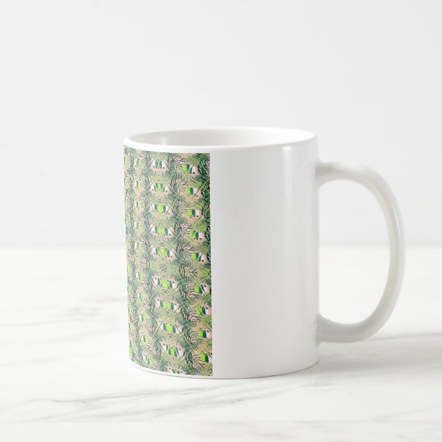 Eco Africa Motif – Nature-Inspired African Art Coffee Mug (Right)