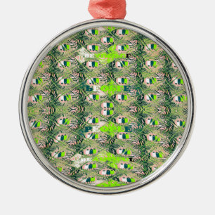 Eco Africa Motif – Nature-Inspired African Art Metal Ornament