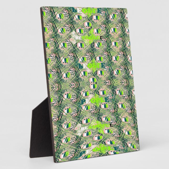 Eco Africa Motif – Nature-Inspired African Art Plaque (Side)