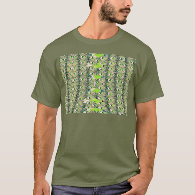 Eco Africa Motif – Nature-Inspired African Art T-Shirt (Front)