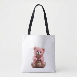 Eco bag with the loveliness of a drunk teddy bear