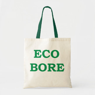 Eco-bore canvas shopping bag
