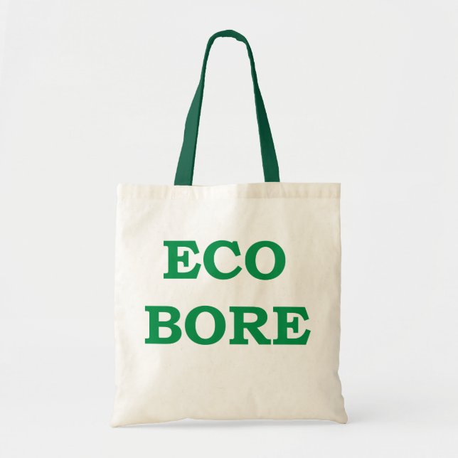 Eco-bore canvas shopping bag (Front)