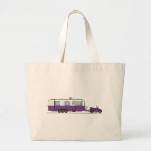 Eco Car Camper Large Tote Bag