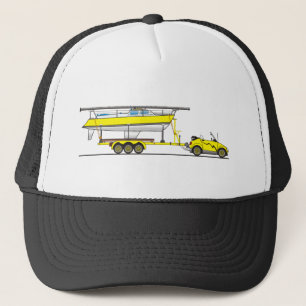 Eco Car Sail Boat Trucker Hat