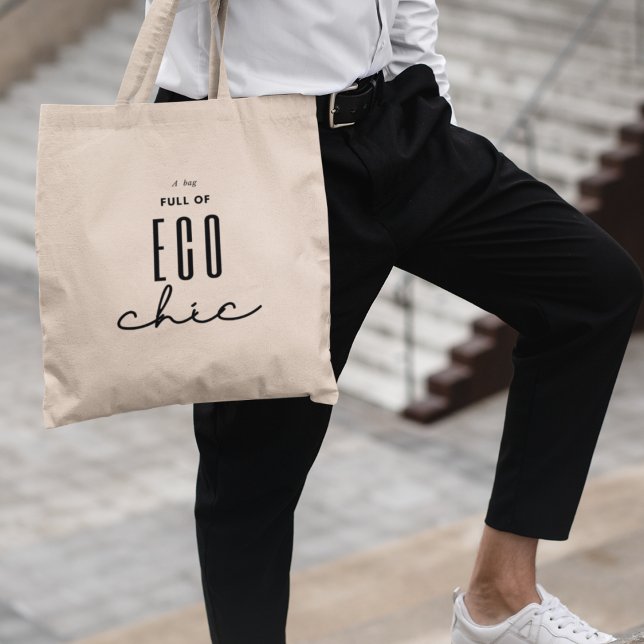Eco Chic Modern Stylish  Tote Bag (Embrace eco-consciousness without compromising your style.)