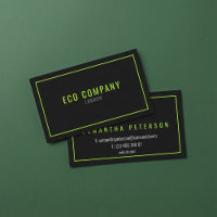 Eco company/gardening services, green border