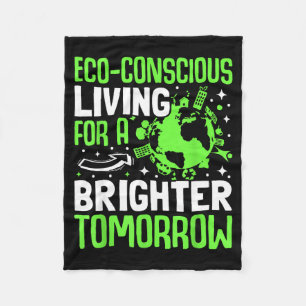 Eco-conscious Living For A Brighter Tomorrow Eco E Fleece Blanket