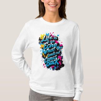 Eco de la Vida long-haul beach T-Shirt