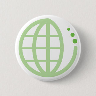 eco earth 6 cm round badge
