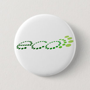 eco echo 6 cm round badge