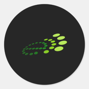 Eco Echo T Shirt_3 Classic Round Sticker