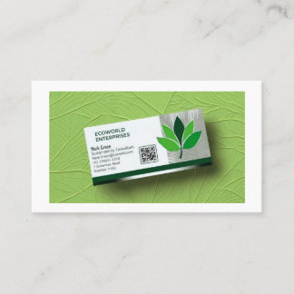 Eco-Friendly Business Card Template - Customisable