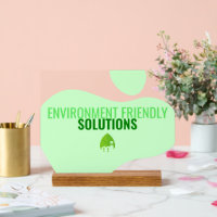 Eco-Friendly Business Sign