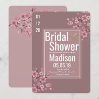Eco Friendly Cherry Blossom Tree Bridal Shower