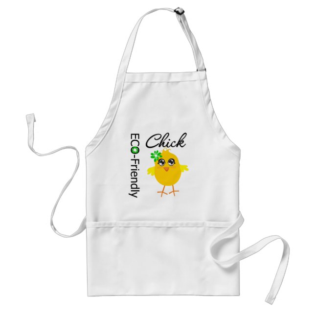 Eco-Friendly Chick Standard Apron (Front)