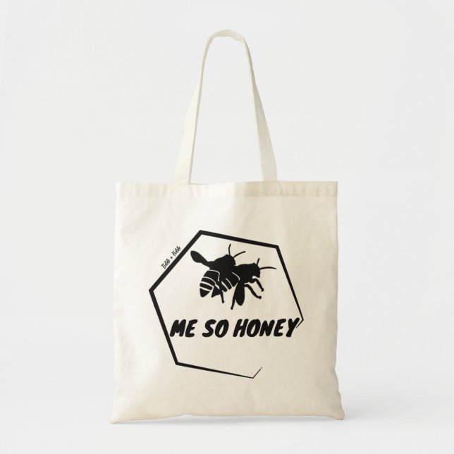 Eco-friendly cloth bag with lovely bees (Front)