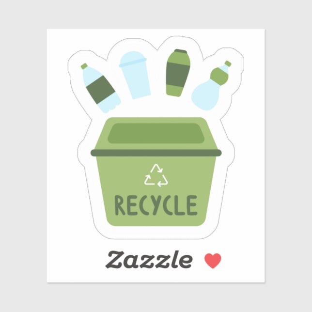 Eco Friendly Custom-Cut Vinyl Sticker Recycle (Sheet)