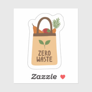 Eco Friendly Custom-Cut Vinyl Sticker Zero Waste