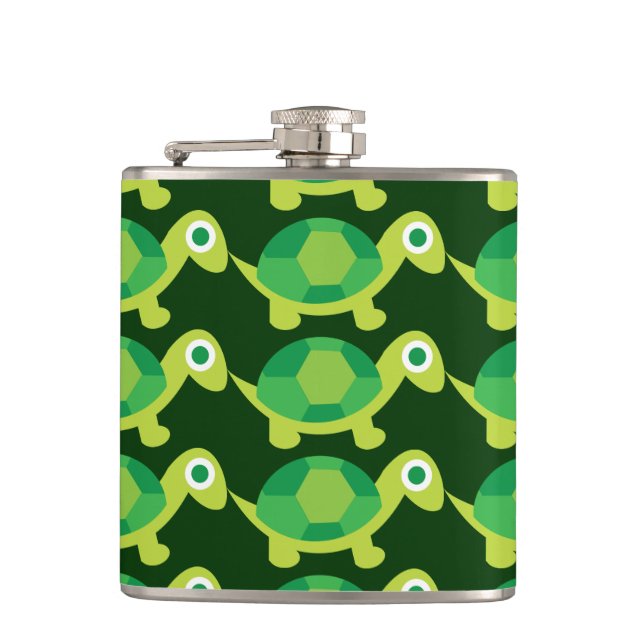 Eco-Friendly Cute Turtle Drinking Flask  (Front)