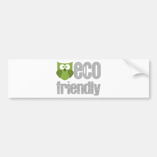 Eco Friendly design! Bumper Sticker (Front)