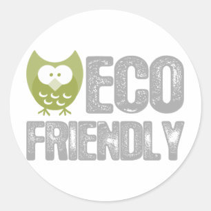 Eco Friendly Design! Ecology product! Classic Round Sticker