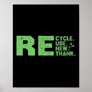 Eco-friendly Design Recycle Poster