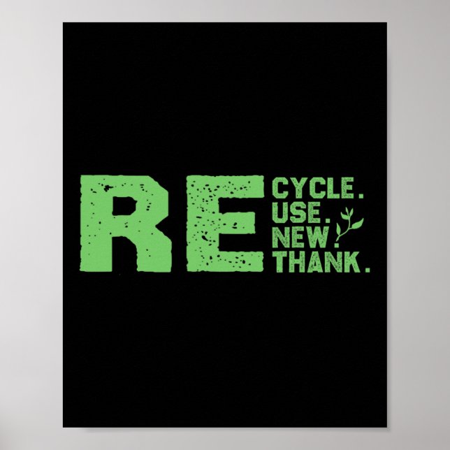 Eco-friendly Design Recycle  Poster (Front)