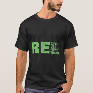 Eco-friendly Design Recycle  T-Shirt