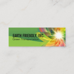 Eco Friendly Digital Flower Energy Mini Business Card