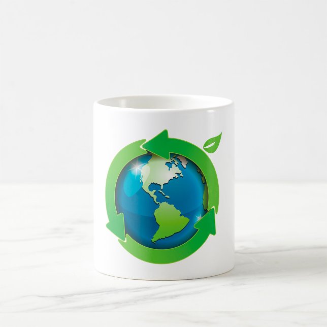 Eco Friendly Earth Recycling Symbol Coffee Mug (Creator Uploaded)