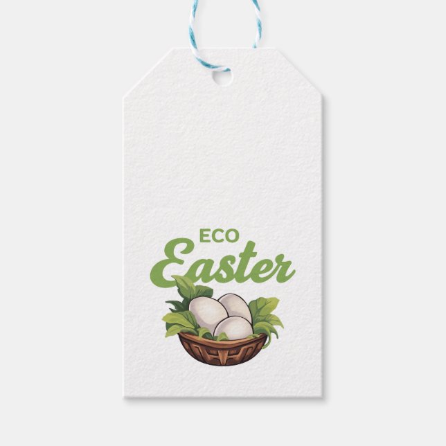 Eco-friendly Easter Gift Tags (Front)
