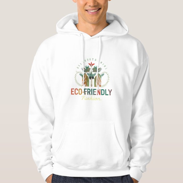 Eco friendly fashion  hoodie (Front)