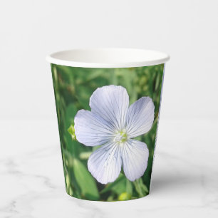 Eco-Friendly Flax Flower Paper Cups
