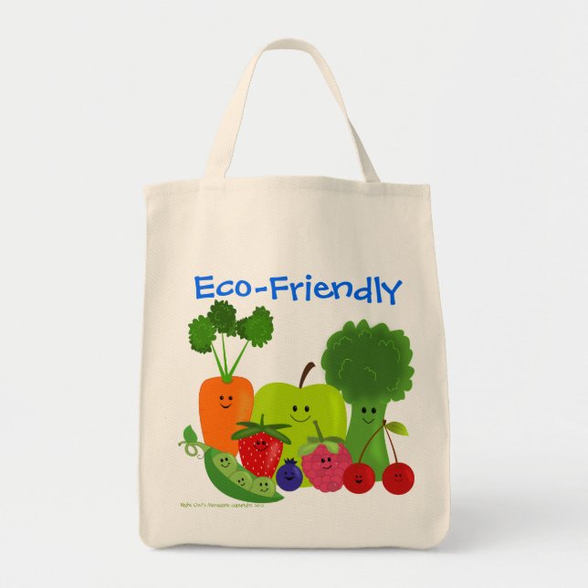 Eco-Friendly Fruits and Veggies Bag (Front)