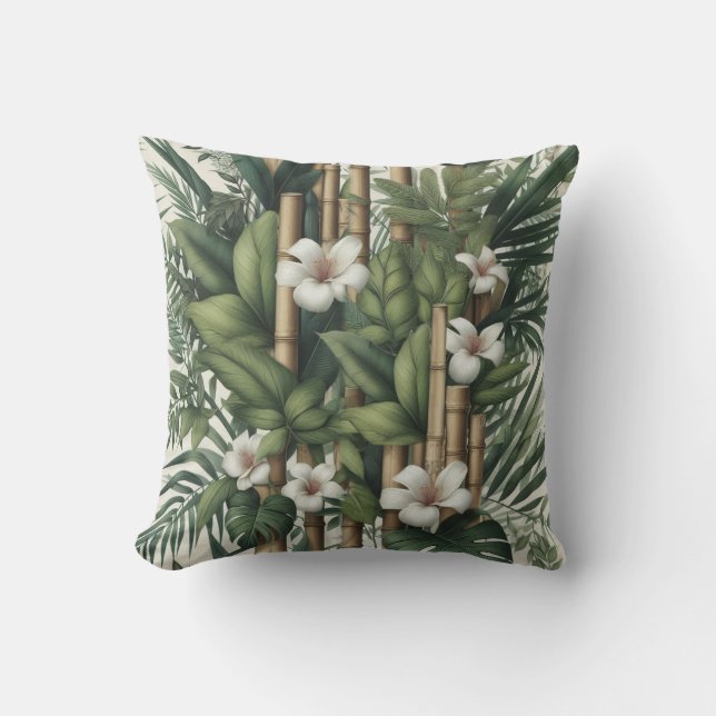 Eco-friendly Gardens and Buildings in Harmony  Cushion (Front)