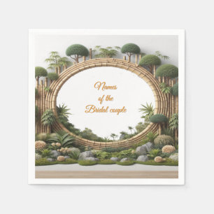 Eco-friendly Gardens and Buildings in Harmony Napkin