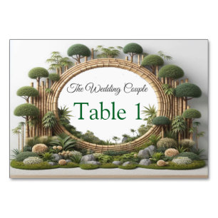 Eco-friendly Gardens and Buildings in Harmony Table Number